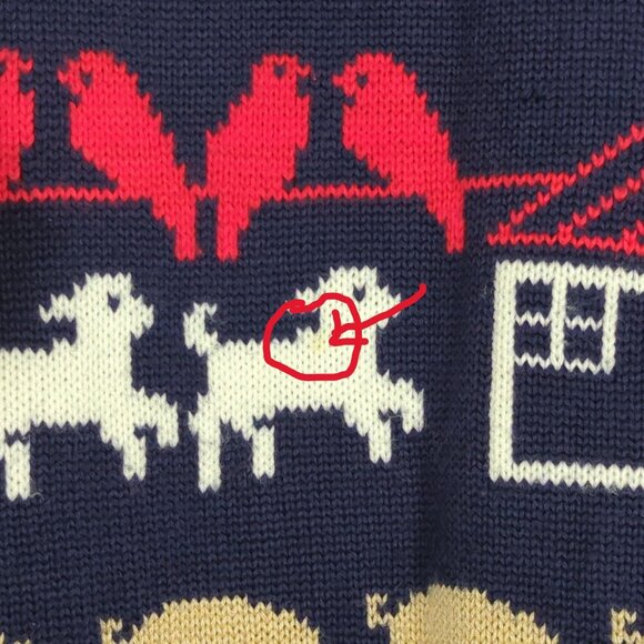 Kotare New Zealand Vintage intarsia sweater wool sheep pig farm animal country - Picture 7 of 16